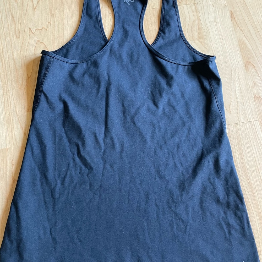 Womens Ryu Racer Tank Top Black - Picture 2 of 3
